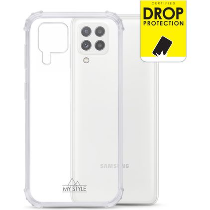 My Style Protective Flex Coque Transparente Samsung Galaxy A22 4G Coque arrière en TPU Souple Anti-Chocs - Transparent