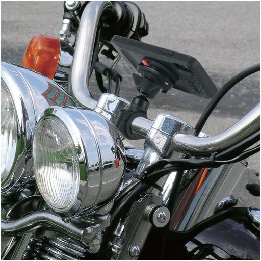 Motorcycle Handlebar Mount & TiGRA FITCLIC Neo Lite Case for Motorola Moto Z3 Play (sku 48285)