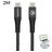 Mobilize Strong Nylon Câble USB-C vers USB-C 2 mètres - Noir