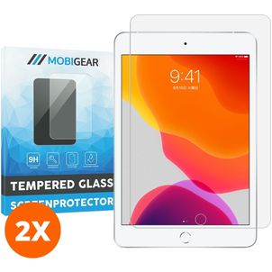 Mobigear iPad Mini 4 (2015) Verre trempé Protection d'écran - Compatible Coque (Lot de 2)