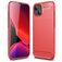 Mobigear Brushed Slim Coque iPhone 13 Coque arrière en TPU Souple - Rouge