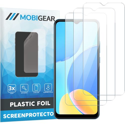 Mobigear OPPO A15 Protection d'écran Film - Compatible Coque (Lot de 3)