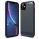 Mobigear Brushed Slim Coque iPhone 11 Coque arrière en TPU Souple - Bleu Marin