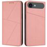 Mobigear Frosted Flip Housse iPhone Air Etui Porte-Monnaie - Rose