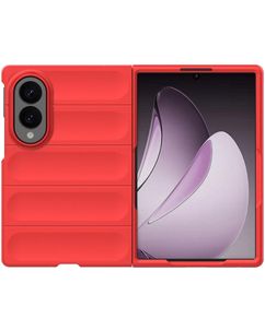 Mobigear Bumpy Coque Samsung Galaxy Z Fold 8 Coque arrière en TPU Souple - Rouge