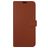 Valenta Gel Skin Housse Samsung Galaxy A13 4G Etui en Cuir Véritable Porte-Monnaie - Marron