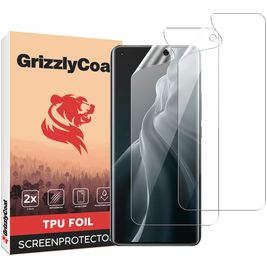 GrizzlyCoat Xiaomi Mi 11 Hydrogel TPU Protection d'écran - Compatible Coque + Cadre d'installation (Lot de 2)
