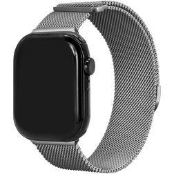Mobilize RVS Bracelet Milanais Apple Watch Fermeture magnétique - 42/41/40/38 mm - Argent