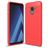 Mobigear Brushed Slim Coque Samsung Galaxy A8 (2018) Coque arrière en TPU Souple - Rouge