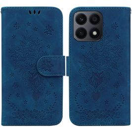 Mobigear Butterfly Housse HONOR X8A Etui Porte-Monnaie - Bleu
