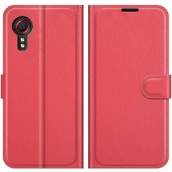 Mobigear Classic Housse Samsung Galaxy Xcover 5 Etui Porte-Monnaie - Rouge