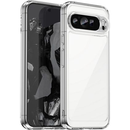 Mobigear Crystal Transparent Google Pixel 9 Pro Plastique rigide Coque arrière - Transparent