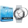 Mobigear Premium Samsung Galaxy Watch 6 Classic - 47 mm Protection d'écran Film - Compatible Coque - Noir