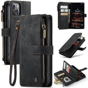 Caseme C30 Housse iPhone 14 Plus Etui Porte-Monnaie - Noir