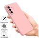Mobigear Rubber Touch Coque Samsung Galaxy A56 Coque arrière en Silicone - Rose