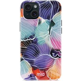 MIO Coque iPhone 15 Plus MagSafe Coque arrière Rigide - Flowers