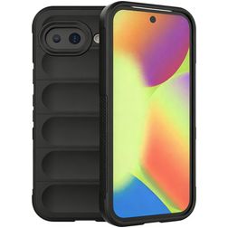Mobigear Bumpy Coque Google Pixel 10a Coque arrière en TPU Souple - Noir