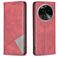 Mobigear Rhombus Slim Housse OPPO Find X6 Pro Etui - Rouge