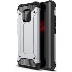 Mobigear Outdoor Coque Huawei Mate 20 Pro Coque arrière Rigide Anti-Chocs - Argent