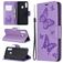 Mobigear Butterfly Samsung Galaxy A20s Étui Portefeuille - Violet