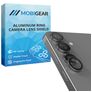 Mobigear Single Samsung Galaxy S25 Plus Verre trempé Protection Objectif Caméra - Compatible Coque - Argent