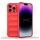 Mobigear Bumpy Coque iPhone 15 Pro Max Coque arrière en TPU Souple - Rouge