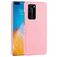Mobigear Croco Huawei P40 Pro Plastique rigide Coque arrière - Rose
