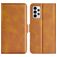 Mobigear Slim Magnet Housse Samsung Galaxy A33 Etui Porte-Monnaie - Cognac