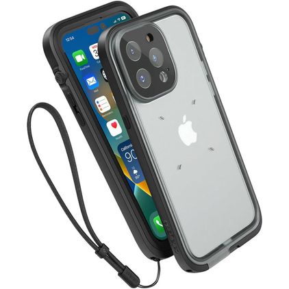 Catalyst Total Protection Coque iPhone 14 Pro Max Coque arrière Rigide Anti-Chocs - Stealth Black