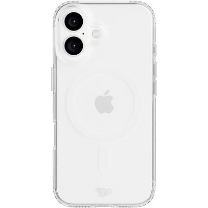 Tech21 EvoLite Coque Transparente iPhone 16 MagSafe Coque arrière Rigide Anti-Chocs - Transparent