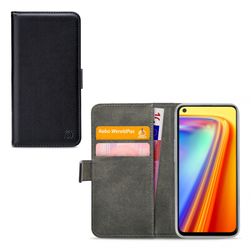 Mobilize Classic Gelly Wallet Housse Realme 7 Etui Porte-Monnaie - Noir