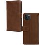Mobilize Wallet Housse iPhone 15 Etui en Cuir Véritable Porte-Monnaie - Marron