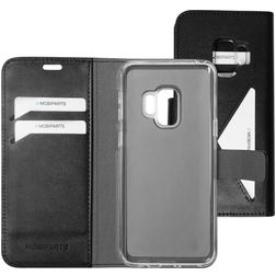 Mobiparts Classic Wallet Housse Samsung Galaxy S9 Etui Porte-Monnaie - Noir