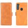 Mobigear Slim Magnet Housse Motorola One Fusion Plus Etui Porte-Monnaie - Cognac