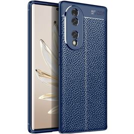 Mobigear Luxury Coque HONOR 70 Coque arrière en TPU Souple - Bleu