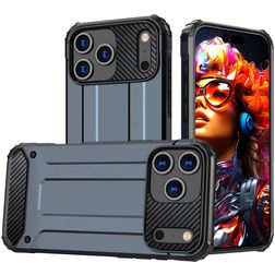 Mobigear Outdoor Coque iPhone 17 Pro Max Coque arrière Rigide Anti-Chocs - Bleu Marin