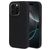 Mobiparts Coque iPhone 16 Pro Coque arrière en Silicone - Noir