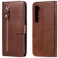 Mobigear Zipper Housse Xiaomi Mi Note 10 Lite Etui Porte-Monnaie - Marron