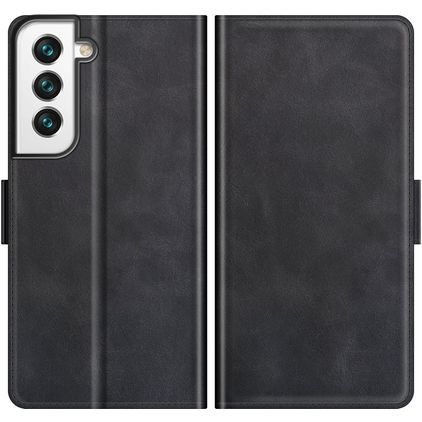 Mobigear Slim Magnet Housse Samsung Galaxy S22 Etui Porte-Monnaie - Noir