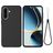 Mobigear Rubber Touch Coque Samsung Galaxy A37 Coque arrière en Silicone - Noir