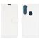 Mobigear Classic Housse Motorola One Fusion Plus Etui Porte-Monnaie - Blanc