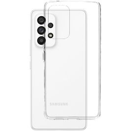 Mobiparts Classic Coque Transparente Samsung Galaxy A53 Coque arrière en TPU Souple - Transparent