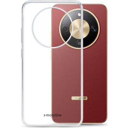 Mobilize Gelly Case Coque Transparente HONOR Magic 8 Lite Coque arrière en TPU Souple - Transparent