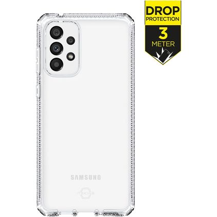 ITSkins SpectrumClear Coque Transparente Samsung Galaxy A73 Coque arrière en TPU Souple Anti-Chocs - Transparent