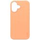 CARE by PanzerGlass Fashionable Coque iPhone 16 MagSafe Coque arrière en Silicone - Peachy