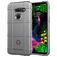 Mobigear Rugged Shield Coque LG G8 ThinQ Coque arrière en TPU Souple Anti-Chocs - Gris