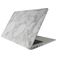 Mobigear Marble MacBook Pro 13 Pouces (2008-2012) Coque - Blanc / Gris