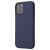 Mobigear Rubber Touch Coque iPhone 12 Coque arrière en Silicone - Dark Blue