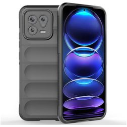 Mobigear Bumpy Xiaomi 13 TPU souple Coque arrière - Gris anthracite