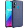Mobigear Croco Coque Realme C3 Coque arrière Rigide - Bleu